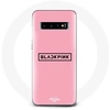 Image de Coque pour Samsung Galaxy S10 Blackpink Groupe de K-pop Logo Fond Rose