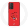 Image de Coque pour Samsung Galaxy A33 5G BTS Bangtan Garçons BT21 TATA V Fond Rouge