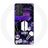 Image de Coque pour Samsung Galaxy A52 Bangtan Sonyeondan Logo BTS Et Logo ARMY I Purple You
