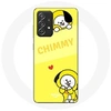 Image de Coque pour Samsung Galaxy A52 BTS Bangtan BT21 Chimmy Jimin Fond Jaune