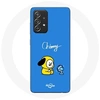 Image de Coque pour Samsung Galaxy A33 5G Bangtan BTS BT21 Chimmy Jimin Fond Bleu