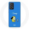 Image de Coque pour Samsung Galaxy A52 Bangtan BTS BT21 Chimmy Jimin Fond Bleu