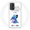 Image de Coque pour Samsung Galaxy A33 5G Lilo et Stitch Ohana Citation Blanc