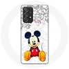 Image de Coque pour Samsung Galaxy A33 5G Mickey Mouse Fleurs Cours