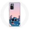 Image de Coque pour Xiaomi Redmi Note 10 Pro Stitch le Nez en l'air fond rose