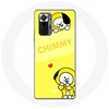 Image de Coque pour Xiaomi Redmi Note 10 Pro BTS Bangtan BT21 Chimmy Jimin Fond Jaune