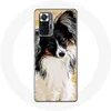 Image de Coque pour Xiaomi Redmi Note 10 Pro Epagneul japonais Noir et Blanc Race de chiens