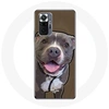 Image de Coque pour Xiaomi Redmi Note 10 Pro Chien Pitbull Blanc gris