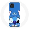 Image de Coque pour Samsung Galaxy A03 Stitch mignon fond bleu