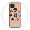 Image de Coque pour Samsung Galaxy A03 BTS TinyTAN Animation Affiche RM Jin Suga J-Hope Jimin V Et Jungkook