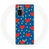 Image de Coque pour Xiaomi Redmi Note 10 Pro BTS Bangtan Garçons BT21 TATA de V Fond Bleu