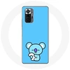 Image de Coque pour Xiaomi Redmi Note 10 Pro Bangtan BTS BT21 Koya RM Fond Bleu