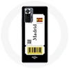Image de Coque pour Xiaomi Redmi Note 10 Pro Billet d'avion Madrid Espagne