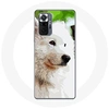 Image de Coque pour Xiaomi Redmi Note 10 Pro Chien Samoyède Blanc