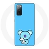 Image de Coque pour Samsung Galaxy S20 FE Bangtan BTS BT21 Koya RM Fond Bleu