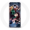 Image de Coque pour Samsung Galaxy A8 2018 Tanjiro Nezuko et Inosuke Slayer Kimetsu no Yaiba Manga