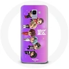 Image de Coque pour Samsung Galaxy A6 2018 BTS TinyTAN Animation Affiche RM Jin Suga J-Hope Jimin Jungkook Et V Mic Drop Danse