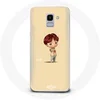 Image de Coque pour Samsung Galaxy A8 2018 BTS TinyTAN Animation Suga