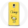 Image de Coque pour Samsung Galaxy A6 2018 BTS Bangtan Garçons BT21 Chimmy Jimin Fond Jaune