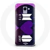 Image de Coque pour Samsung Galaxy A6 2018 Bangtan Sonyeondan Logo BTS Et Logo ARMY I Purple You