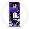 Image de Coque pour Samsung Galaxy A8 2018 Bangtan Sonyeondan Logo BTS Et Logo ARMY I Purple You