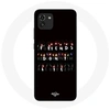 Image de Coque pour Samsung Galaxy A03 Stranger Things Affiche Friends Don't Lie Joyeux noël