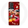 Image de Coque pour Samsung Galaxy A33 5G Mickey Mouse et Minnie Mouse le jour de Noël