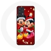 Image de Coque pour Samsung Galaxy A13 4G / A13 4G Lite Mickey Mouse et Minnie Mouse le jour de Noël