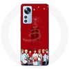 Image de Coque pour Xiaomi Mi 12 / 12X BTS Bangtan Garçons Fond Rouge Cadeau de Noël 2023