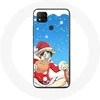 Image de Coque pour Xiaomi Redmi 9C Anime One Piece Luffy Le jour de Noël 2023