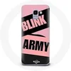 Image de Coque pour Samsung Galaxy A6 2018 BTS ARMY Et Blackpink Blink Rose Noir