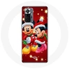Image de Coque pour Xiaomi Redmi Note 10 Pro Mickey Mouse et Minnie Mouse le jour de Noël