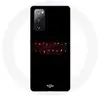 Image de Coque pour Samsung Galaxy S20 FE Stranger Things Affiche Logo Joyeux noël