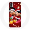Image de Coque pour Xiaomi Redmi Note 10T 5G Mickey Mouse et Minnie Mouse le jour de Noël
