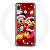 Image de Coque pour Samsung Galaxy A20e Mickey Mouse et Minnie Mouse le jour de Noël