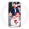 Image de Coque pour Samsung Galaxy S21 FE BTS Affiche Memebers Cadeau de Noël 2023