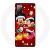 Image de Coque pour Samsung Galaxy S20 FE Mickey Mouse et Minnie Mouse le jour de Noël