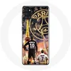 Image de Coque pour Samsung Galaxy A21s PSG Neymar et Mbappé Joyeux noël