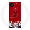 Image de Coque pour Samsung Galaxy A22 5G BTS Bangtan Garçons Fond Rouge Cadeau de Noël 2023