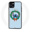 Image de Coque pour Iphone 12 Stitch neige joyeux Noël bleu