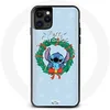 Image de Coque pour Iphone 13 Stitch neige joyeux Noël bleu