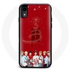 Image de Coque pour Iphone X BTS Bangtan Garçons Fond Rouge Cadeau de Noël 2023