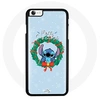 Image de Coque pour Iphone 8 Stitch neige joyeux Noël bleu