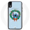 Image de Coque pour Iphone XR Stitch neige joyeux Noël bleu