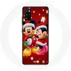 Image de Coque pour Samsung Galaxy S20 Mickey Mouse et Minnie Mouse le jour de Noël
