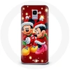 Image de Coque pour Samsung Galaxy A8 2018 Mickey Mouse et Minnie Mouse le jour de Noël