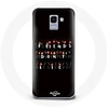 Image de Coque pour Samsung Galaxy J6 2018 Stranger Things Affiche Friends Don't Lie Joyeux noël