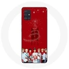 Image de Coque pour Samsung Galaxy A71 BTS Bangtan Garçons Fond Rouge Cadeau de Noël 2023