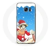 Image de Coque pour Samsung Galaxy S7 Edge Anime One Piece Luffy Le jour de Noël 2023