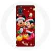 Image de Coque pour Samsung Galaxy A51 Mickey Mouse et Minnie Mouse le jour de Noël